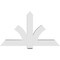 Ekena Millwork Redmond Architectural Grade PVC Gable Bracket, 60"W x 35"H x 6"D x 6"F, 14/12 Pitch GBP060X35X0606RED00 - alternate 2